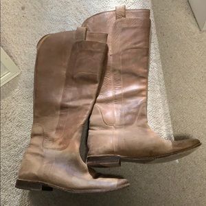 Frye tan boots